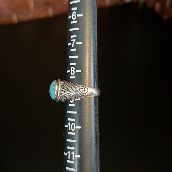 sterling silver turquoise ring native - Picture 5 of 7